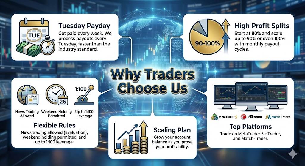 Why Traders Choose Funding Pips Benefits